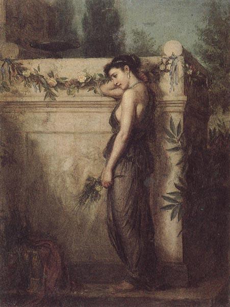 John William Waterhouse Gone.But Not Forgotten oil painting picture